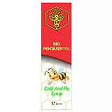Sirop Bio Pentaseptol Cold and Flu Honeydew & Manuka Honey Blend, 60 ml, Alcos Bioprod